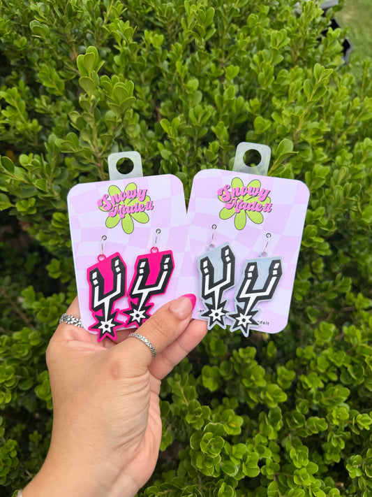 sports earrings